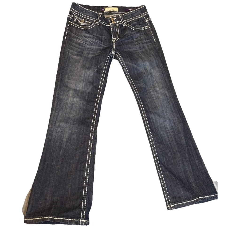 Vigoss Jeans Women's 7/8/29x29 Bootcut Fit Flap Pockets Denim Pants‎ Cowgirl - Picture 6 of 12